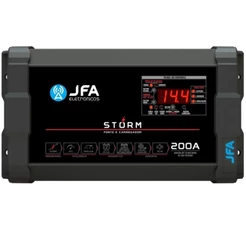 Fonte Carregador 200A Monovolt 220V Storm JFA Som Automotivo Smart Cooler