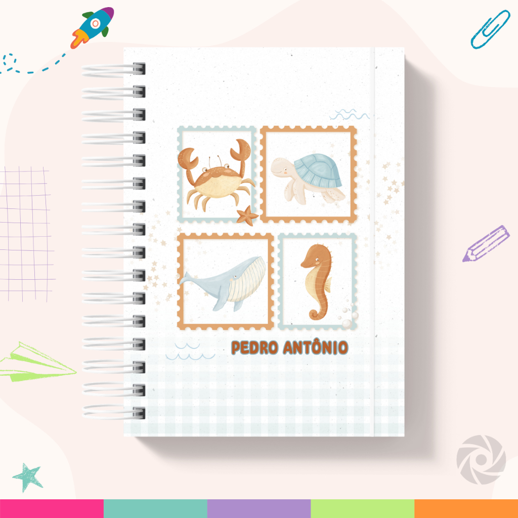 Agenda Escolar 2026 -Creche e Berçário - Fundo do mar
