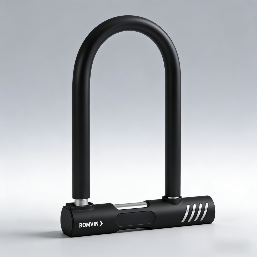 Cadeado 20x13cm para Bike Bicicleta U Lock Trava Antifurto com 2 Chaves Reforçado Alta Segurança