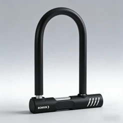 Cadeado 20x13cm para Bike Bicicleta U Lock Trava Antifurto com 2 Chaves Reforçado Alta Segurança