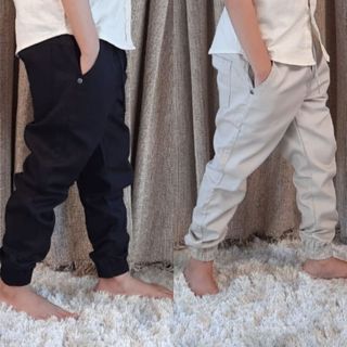 Kit 2 Calças Jogger Infantil Menino 4 Bolsos Confortável Coloridas Exclusiva em Oferta na Shopee