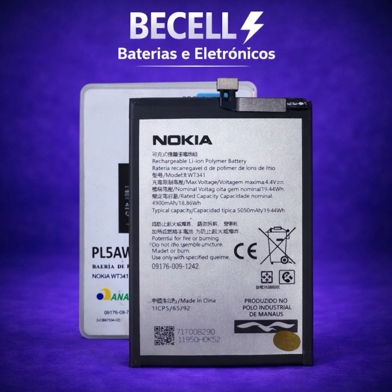 Flex Bateria Nokia G21 C21 Wt341 Ta-1418 Ta-1415 Ta-1412 + NF + Entrega Direta