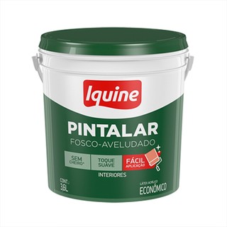 Tinta Látex Acrílica Econômica Fosca Pintalar 3,6 litros Iquine Cores