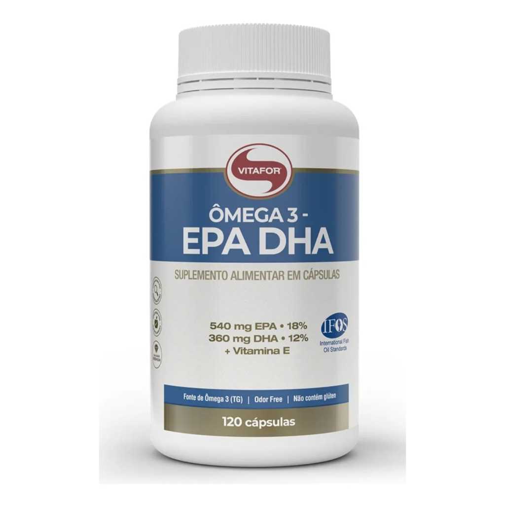 Ômega 3 EPA DHA 120 Cápsulas Vitafor