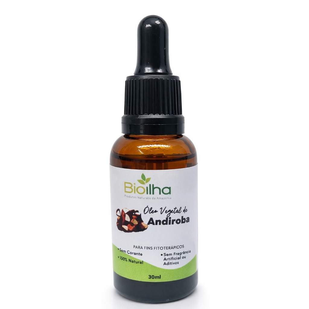 Óleo Vegetal de Andiroba | Acne, Oleosidade, Repelente natural | 100% Puro e Prensado a Frio