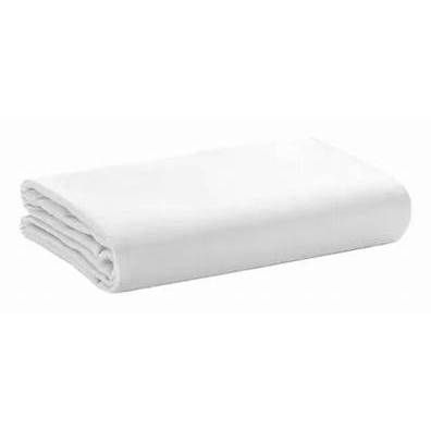 Kit 10 Lençol Solteiro Branco Sem Elástico Sem Fronha 2.30X1.60 Percal 200 Fios