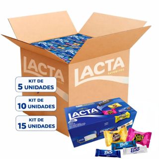 Kit Atacado Caixas De Bombom Lacta Favoritos 250,6g P/ Festas E Eventos (5, 10 Ou 15 UN) em Oferta na Shopee