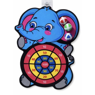 Tiro ao Alvo Infantil com Bolinhas – Brinquedo Educativo | Elefante, Cachorro, Unicórnio, Macaco e Dinossauro em Oferta na Shopee