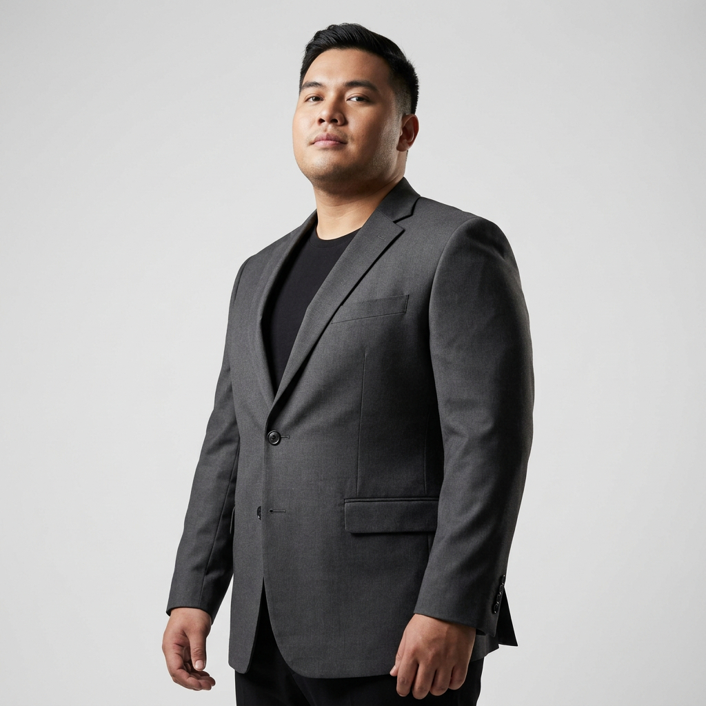 Blazer Paleto Masculino Plus Size Social Premium Luxo Italiano Microfibra Elastano Esporte Fino Terno Classico