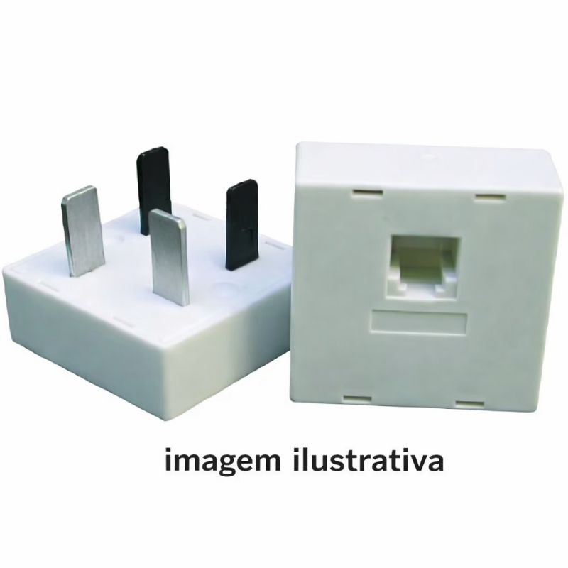 Adaptador Pino Padrão Telefone + RJ11- Macho