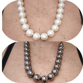colar feminino regulavel estilo perola luxo leve