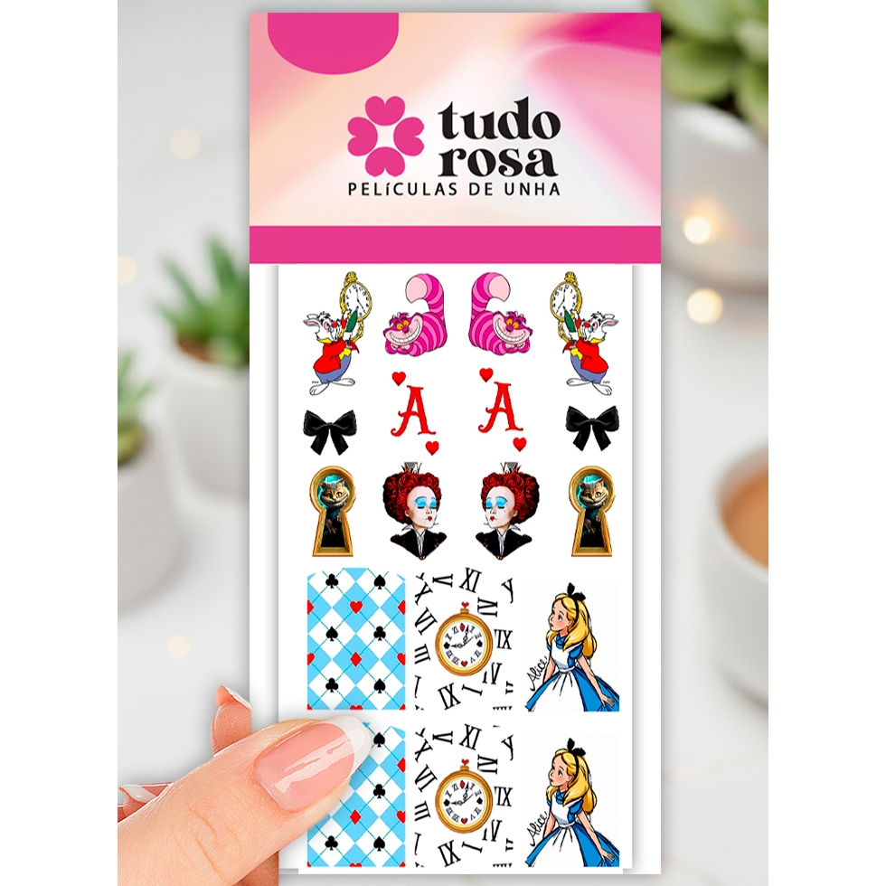 18 peliculas unha ALICE PAIS DAS MARAVILHAS MISTA47 RAINHA