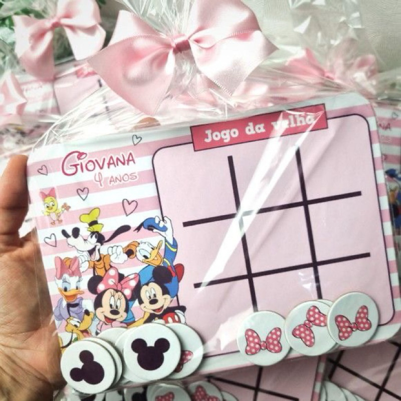Kit 10 lembrancinha Jogo da velha personalizado TODOS OS TEMAS para lembrancinha de festa, kit festa