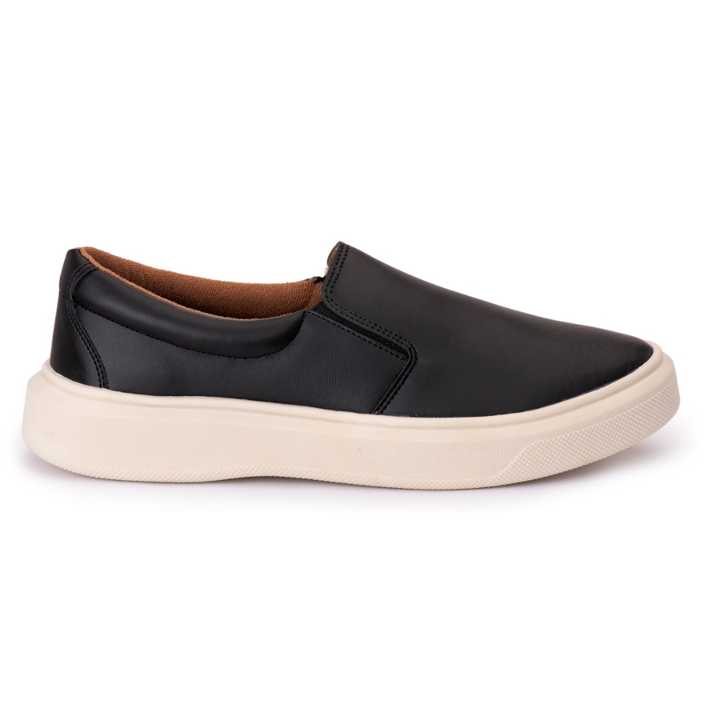 Sapatênis Masculino Estilo Iate Casual Tênis Slip on Calce Fácil Esporte Fino Leve Urbano