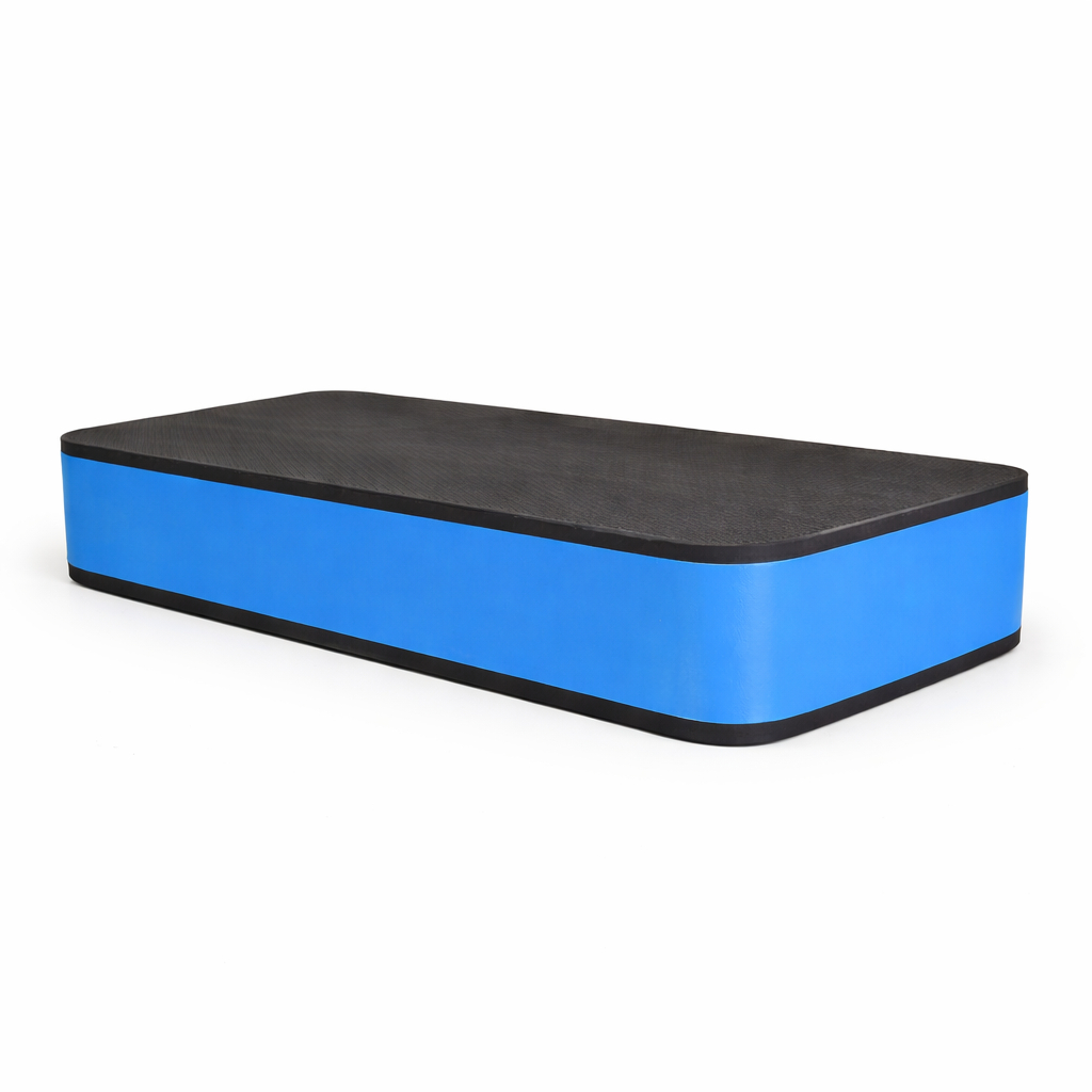 Step EVA Fitness 60x30x10 Azul Plataforma Academia Antiderrapante Exercícios Aeróbicos