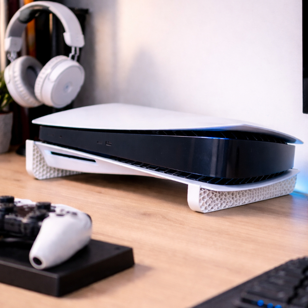 Suporte Base Elevada para PS5 – Melhora Ventilação e Organização em Oferta na Shopee