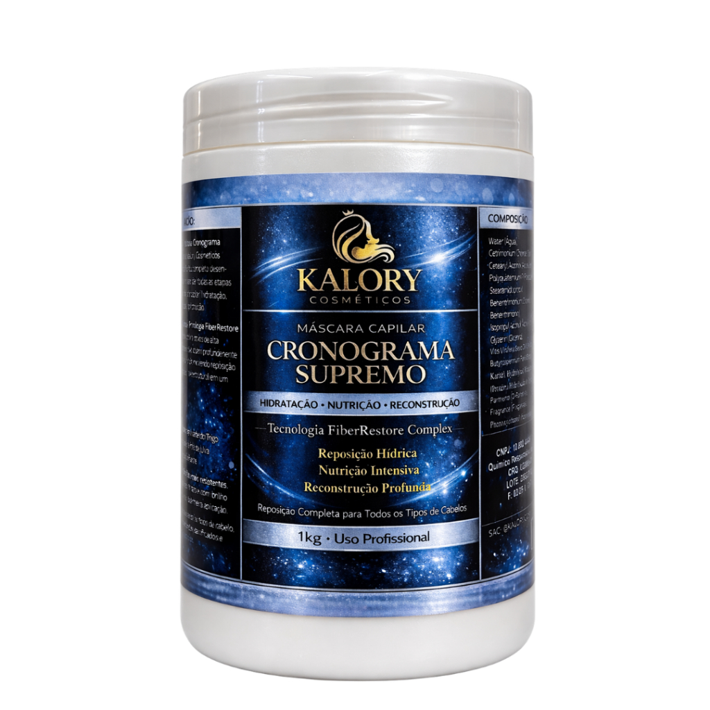 Máscara Cronograma Capilar Supremo 3 em 1 - Hidratação Nutrição Reconstrução 1kg em Oferta na Shopee