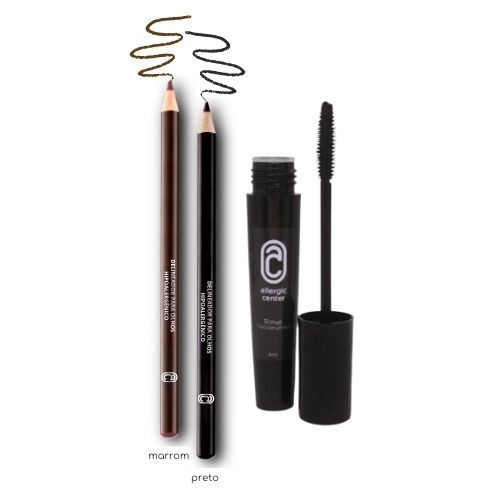 Kit Hipoalergênico Área dos Olhos (Lápis + Rímel)