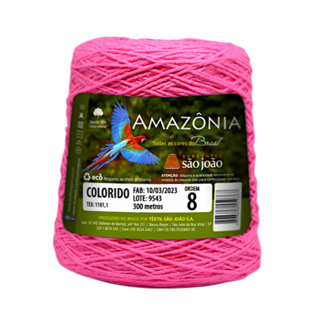 Barbante Número 8 Amazonia Para Crochê Escolhe a Cor Envio Imediato em Oferta na Shopee