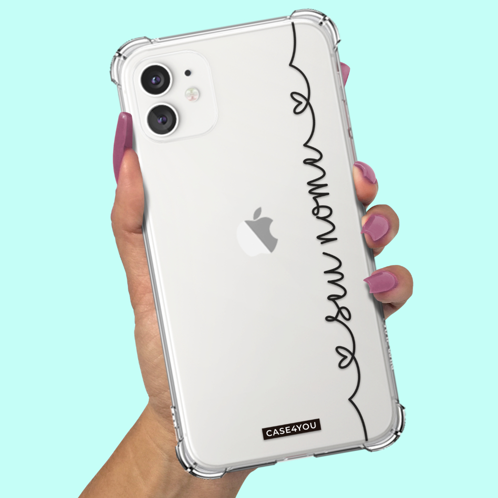 Capa Capinha Para Samsung Galaxy A10 A10s A11 A12 A13 A14 A15 A16 A17 Anti-impacto Personalizada Coração Simple