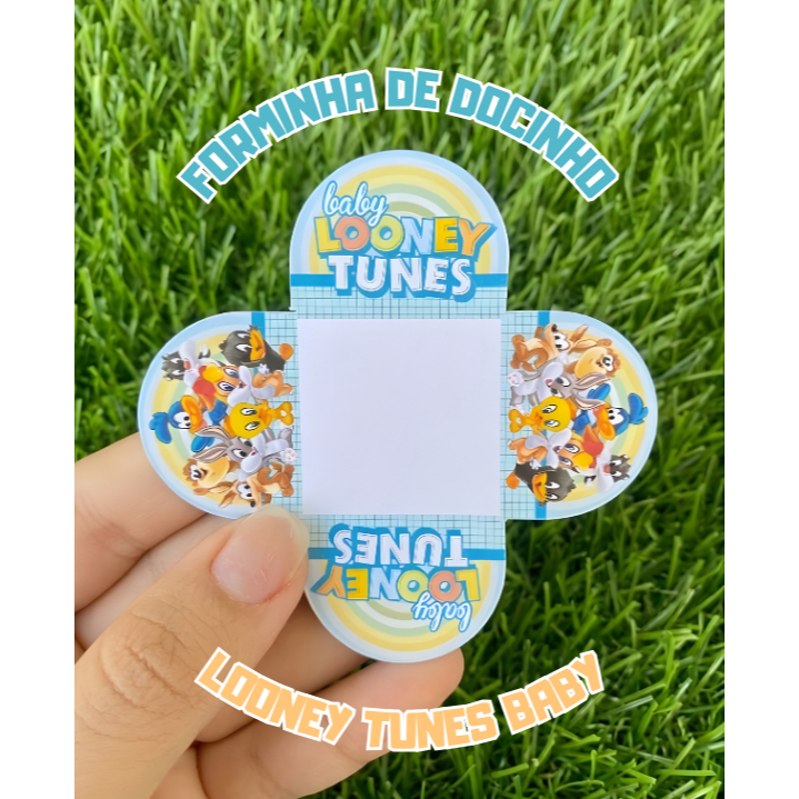Forminhas 4 Pétalas Baby Looney tunes | Lembrancinha para Festa | Personalizados
