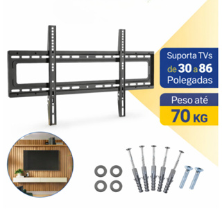 Suporte Para TV Fixo Parede e Painel 30 a 86 Polegadas Universal Ultra Reforçado em Oferta na Shopee
