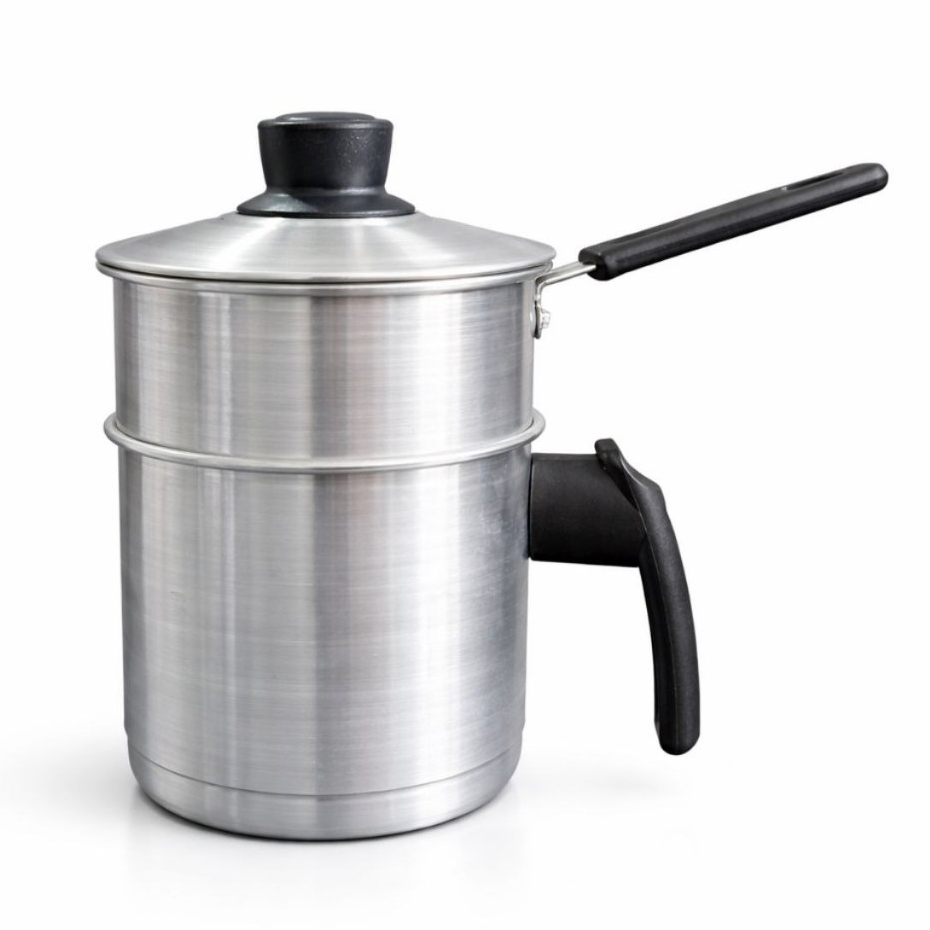 Panela De Cuscuz 2 Em 1 Legumeira Cuscuzeiro Alumínio em Oferta na Shopee