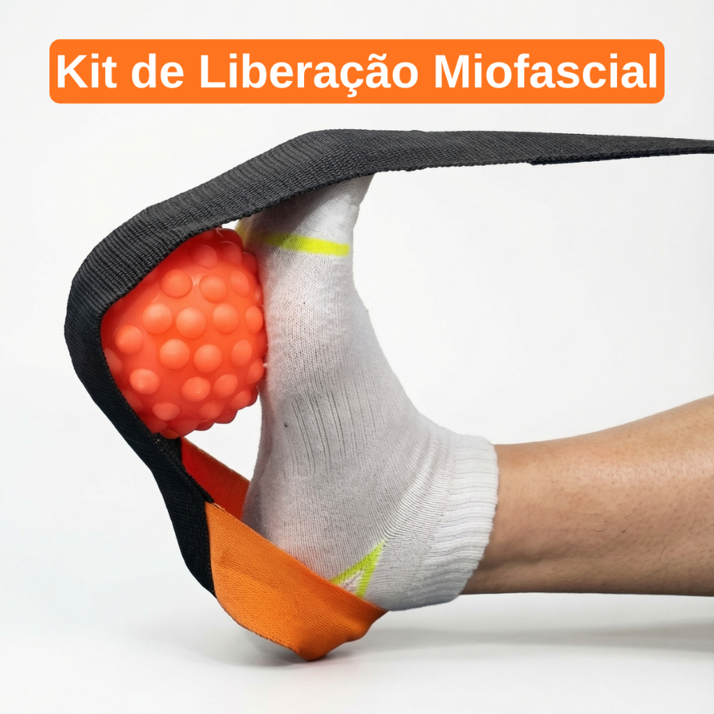 Kit Faixa Alongamento Tratamento Facite Esporão + Bola Cravo