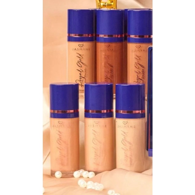 Base Líquida Royal Gold Glow Natura Jasmyne