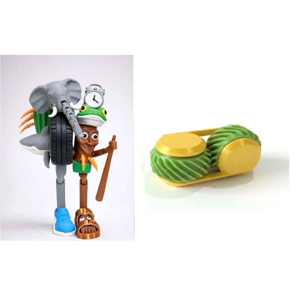 Boneco La Grande Combinacion + Spinner Engrenagem 3d Giratór
