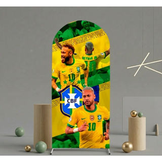 Painel Romano Capa Decorativa 2mx1m Veste Fácil  Vários Times, Copa Do Mundo, Messi, CR7, Neymar em Oferta na Shopee