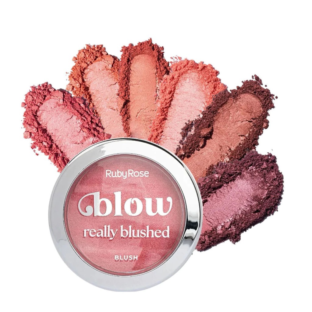 Blush Compacto Baked Really Blushed Blow - Ruby Rose