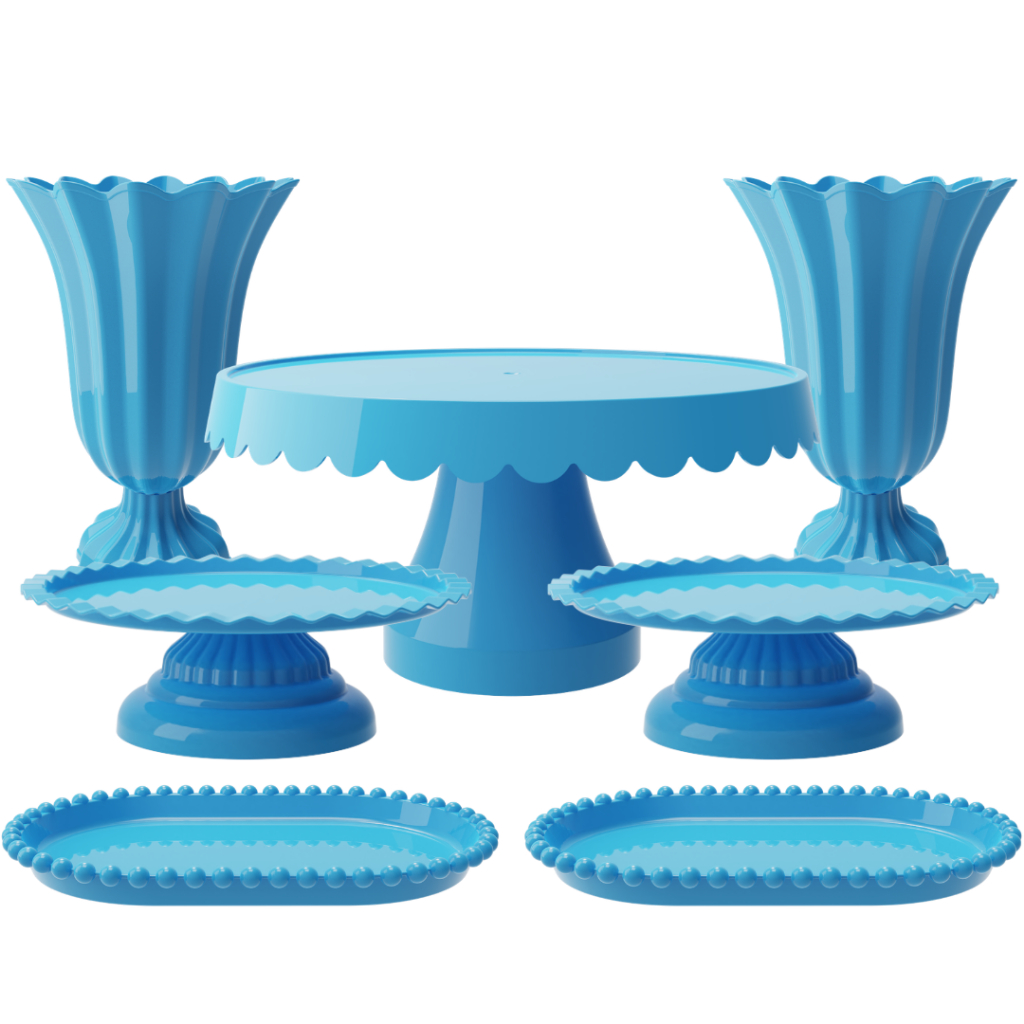 Kit Festa Completa Boleira Vaso Aniversário Eventos Infantil