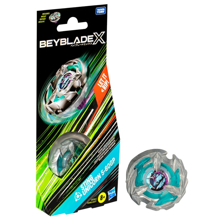 Beyblade X Pião Sting Unicorn 5.60 GP - Hasbro G0283