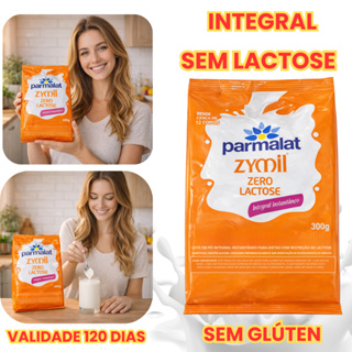 Leite Pó Instantâneo Zero Lactose Sem Gluten Parmalat Zimyl Parmalat Max Pacote 300g em Oferta na Shopee