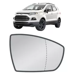 Lente Retrovisor Asférico Ford EcoSport 2012 2013 Sem Base