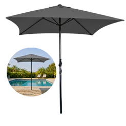 Ombrelone Guarda Sol Central 2metros Jardim Piscina Praia Quadrado