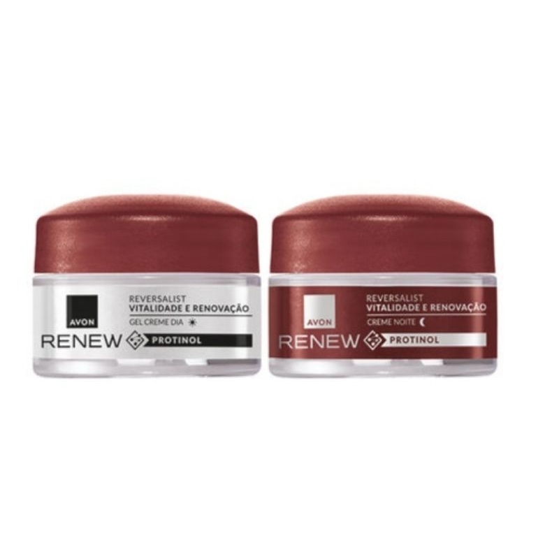 Kit Renew Reversalist Creme Dia E Noite 30+ 15g Avon