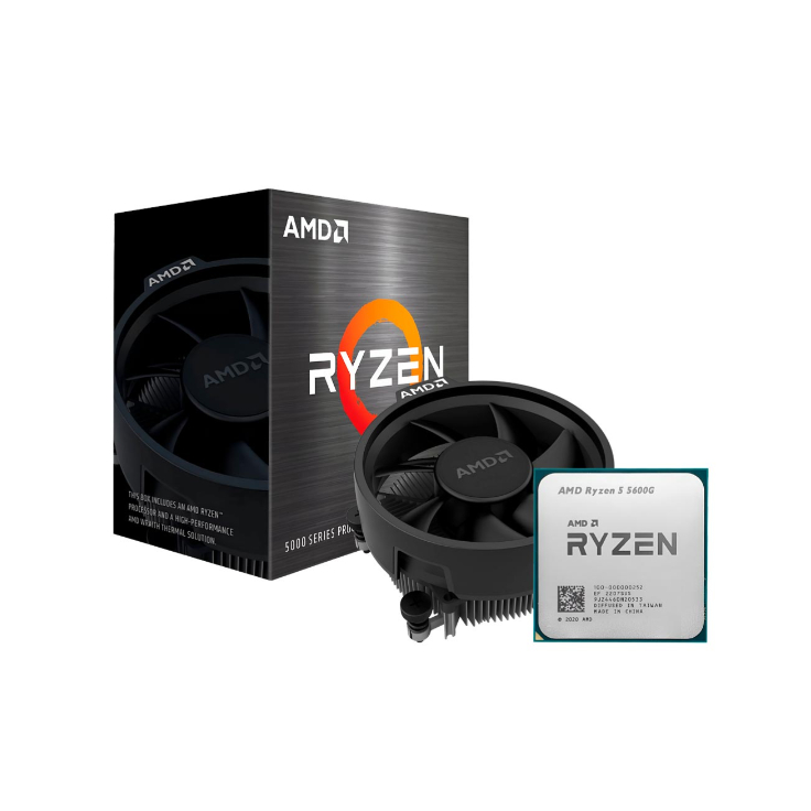 Processador AMD Ryzen 5 5600G 3.90GHZ 6 Núcleos 19MB - Socket AM4 com Cooler