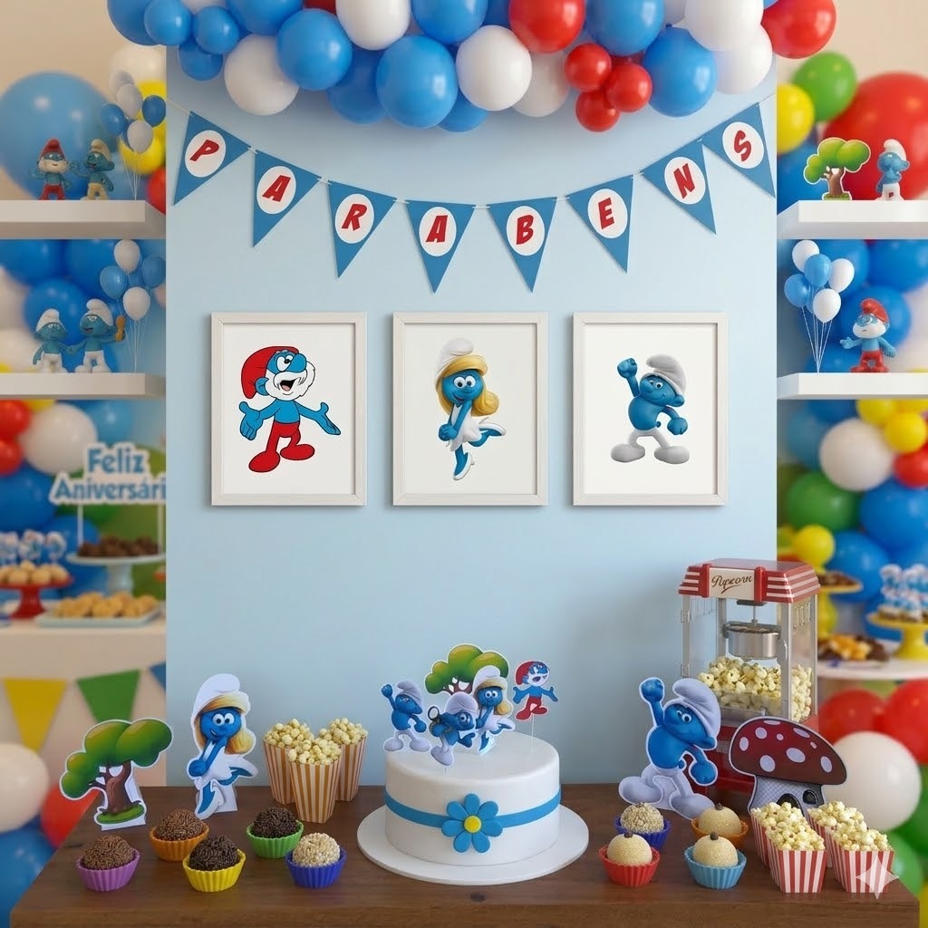 kit só um bolinho kit festa decoração de festa decoração personalizada festa em casa kit decoração topo de bolo