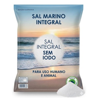 Sal Marinho Sem Iodo 1kg Natural Puro em Oferta na Shopee