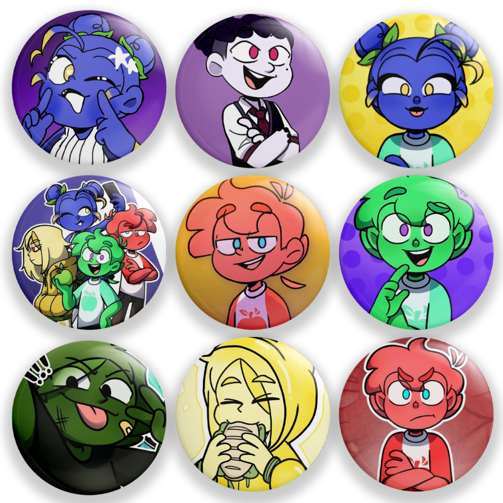 Botton Animação Mundo Torajo | Unitário ou Kit | Escolha Artes em Oferta na Shopee