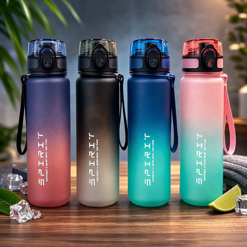 Squeeze Esportiva Plastico 650ml Portátil Agua Academia