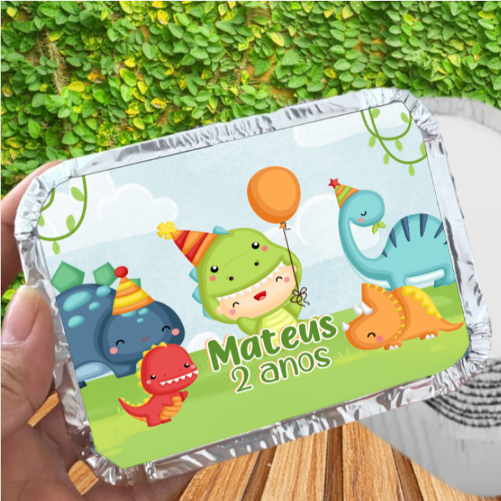 Marmita personalizada DINO BABY /  personalizados / kit marmita / lembrancinhas de aniversário / DINOSSAURO