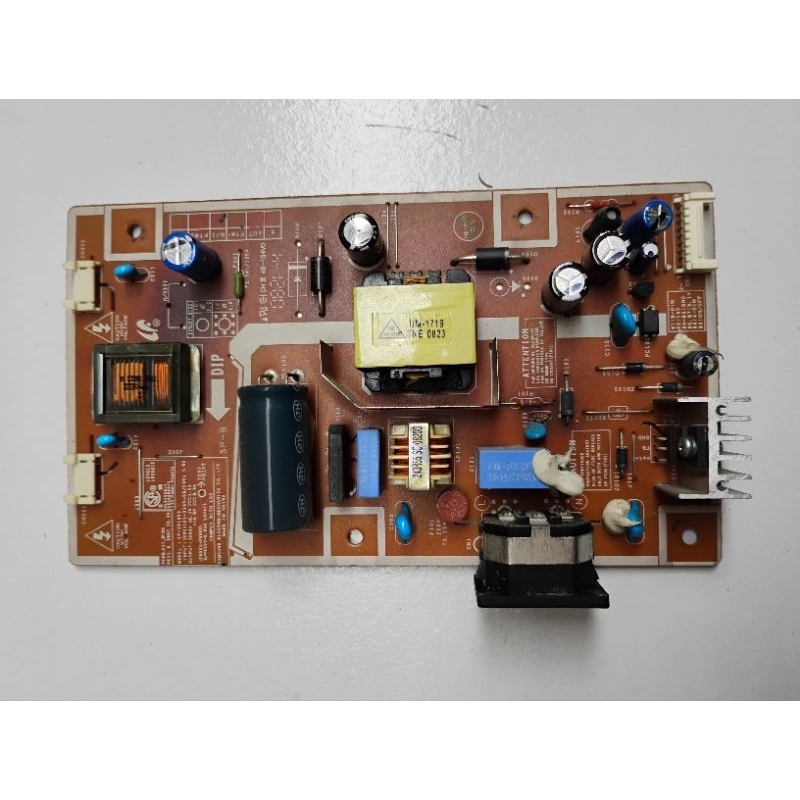 placa fonte monitor samsung 732nw plus 1 capacitor estufado precisa trocar funcionando normal