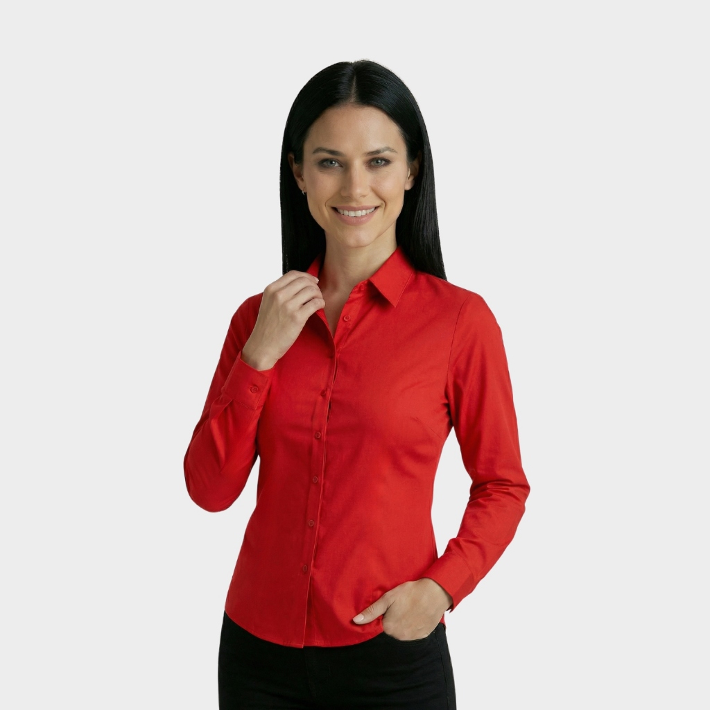 Camisa Social Feminina Manga Comprida Camisa Social Feminina Preta Blusa Social Feminina Luxo em Oferta na Shopee