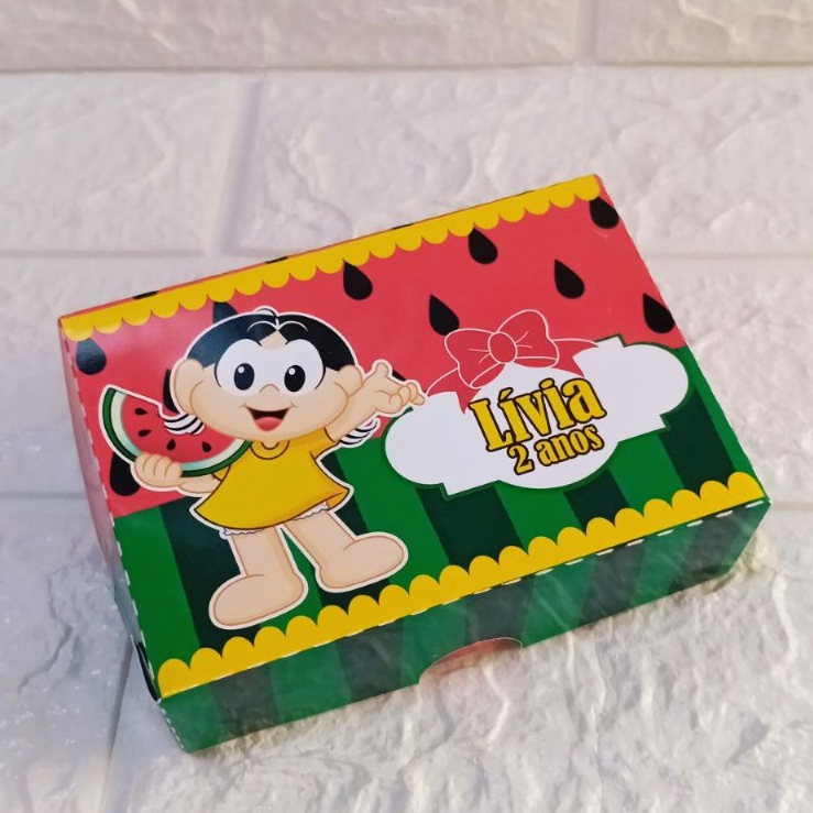 Caixa 6 Doces Magali 2 Personalizada - Lembrancinhas Personalizada - Festa Infantil - Festa de Aniversário Infantil