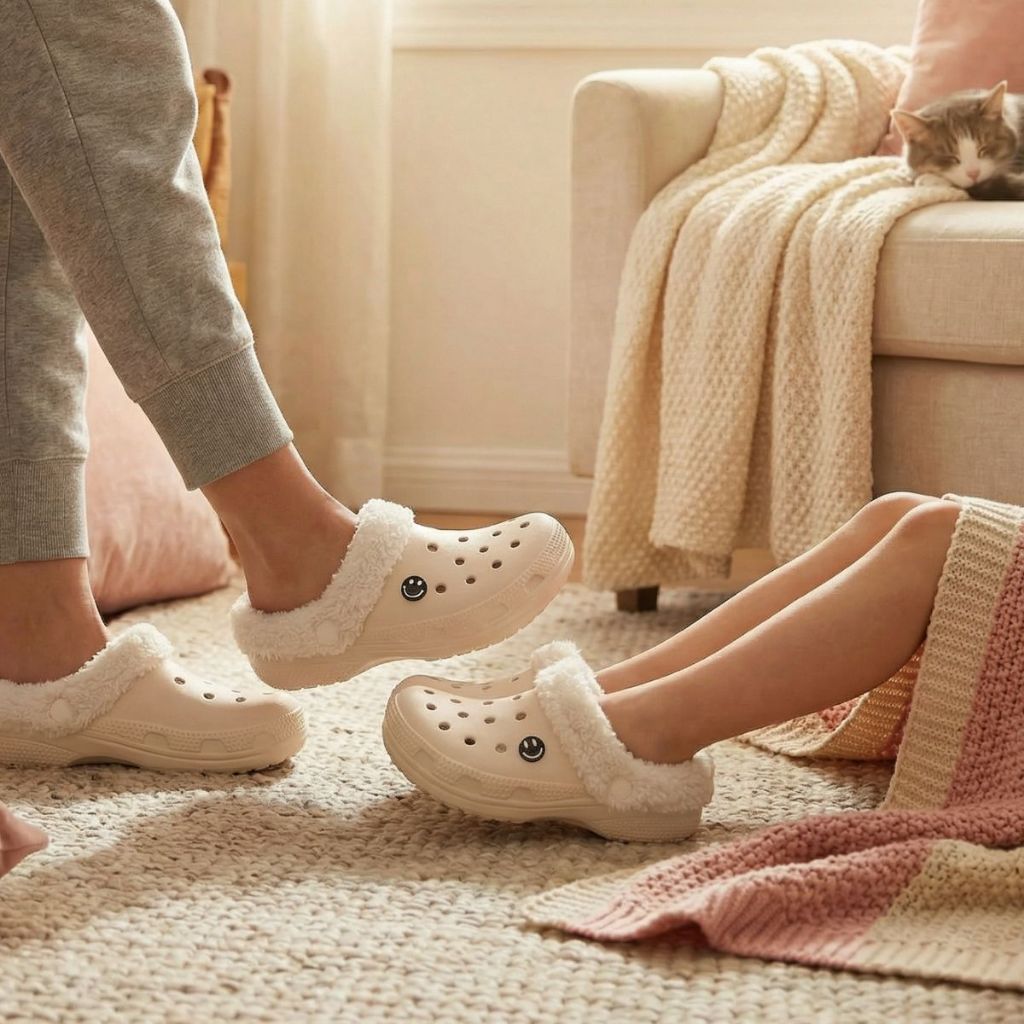 Babuche Pantufa Pelo Infantil Adulto Feminino Yvate 101