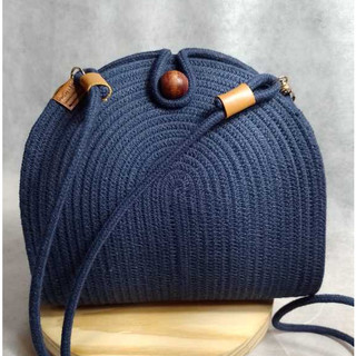 Bolsa Bella confeccionada em cordão de algodão