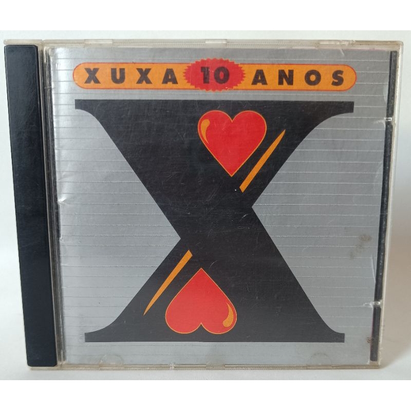 CD Xuxa 10 Anos música infantil anos 90 clássico raridade colecionador